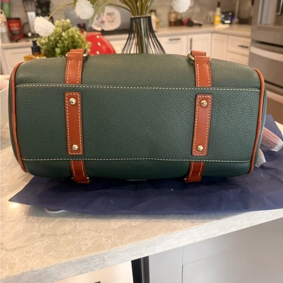 Dooney & Bourke Forest pebble grain satchel with matching wallet - Picture 4 of 13